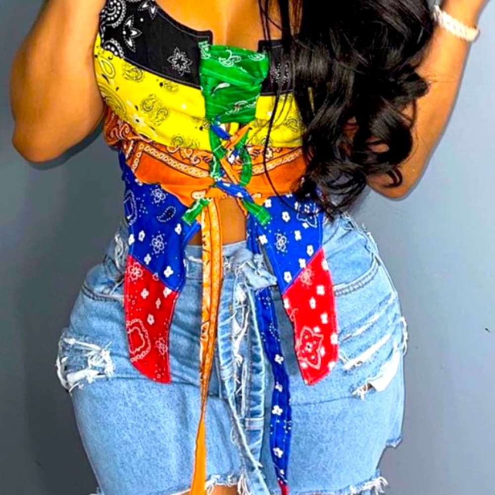 Colorful half shirt